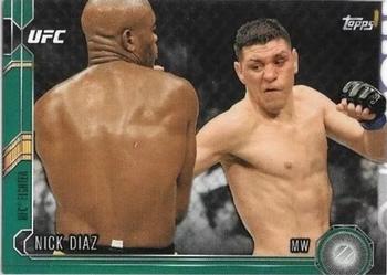 2015 Topps UFC Chronicles - Green #14 Nick Diaz Front