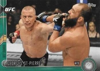 2015 Topps UFC Chronicles - Green #15 Georges St-Pierre Front