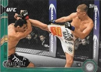 2015 Topps UFC Chronicles - Green #50 Nate Diaz Front