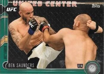 2015 Topps UFC Chronicles - Green #59 Ben Saunders Front