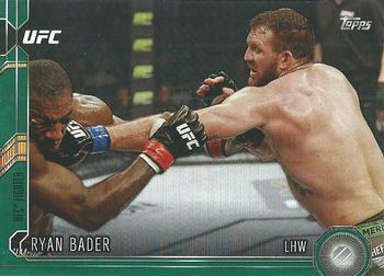 2015 Topps UFC Chronicles - Green #75 Ryan Bader Front