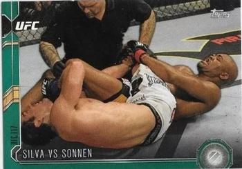 2015 Topps UFC Chronicles - Green #105 Silva vs Sonnen Front