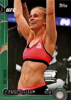 2015 Topps UFC Chronicles - Green #257 Paige VanZant Front