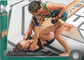 2015 Topps UFC Chronicles - Green #266 Esparza vs Namajunas Front