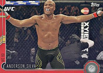 2015 Topps UFC Chronicles - Red #175 Anderson Silva Front