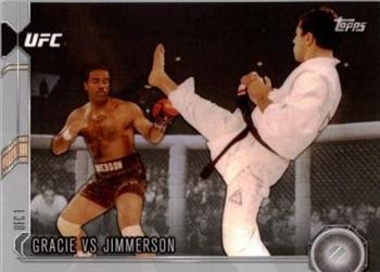 2015 Topps UFC Chronicles - Silver #2 Gracie vs Jimmerson Front