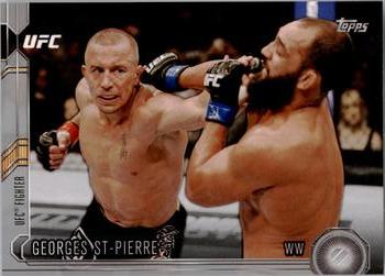 2015 Topps UFC Chronicles - Silver #15 Georges St-Pierre Front