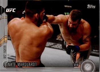 2015 Topps UFC Chronicles - Silver #24 Nate Marquardt Front