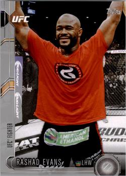 2015 Topps UFC Chronicles - Silver #28 Rashad Evans Front