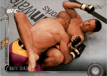 2015 Topps UFC Chronicles - Silver #52 Nate Diaz Front