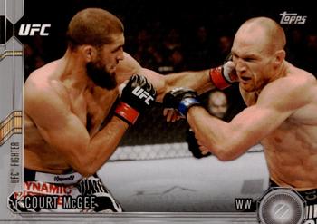 2015 Topps UFC Chronicles - Silver #100 Court McGee Front