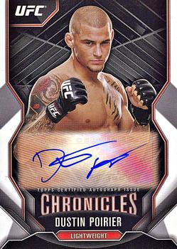 2015 Topps UFC Chronicles - Autographs #CA-DP Dustin Poirier Front