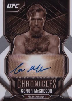 2015 Topps UFC Chronicles - Autographs Sepia #CA-CMC Conor McGregor Front