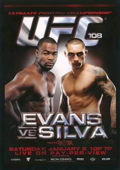 2015 Topps UFC Chronicles - Fight Poster Preview #FPR-UFC108 UFC 108 Front