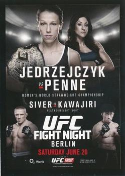 2015 Topps UFC Chronicles - Fight Poster Preview #FPR-UFN69 UFC Fight Night 69 Front