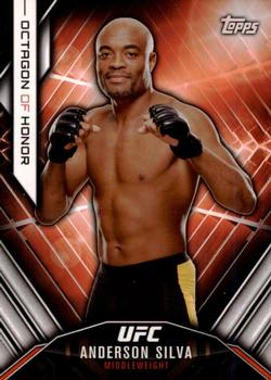 2015 Topps UFC Chronicles - Octagon of Honor #HONOR-1 Anderson Silva Front