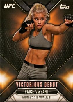 2015 Topps UFC Chronicles - Victorious Debut #VD-2 Paige VanZant Front