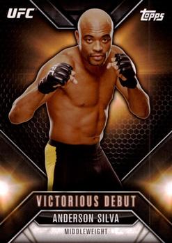 2015 Topps UFC Chronicles - Victorious Debut #VD-10 Anderson Silva Front
