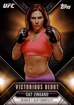 2015 Topps UFC Chronicles - Victorious Debut #VD-21 Cat Zingano Front