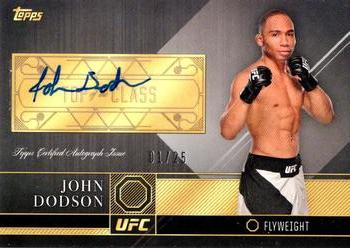 2016 Topps UFC Top of the Class - Silver #TCA-JD John Dodson Front