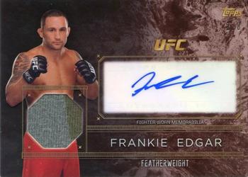 2016 Topps UFC Top of the Class - Autograph Relic Red #TCAR-FE Frankie Edgar Front
