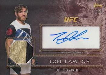 2016 Topps UFC Top of the Class - Autograph Relic Red #TCAR-TL Tom Lawlor Front