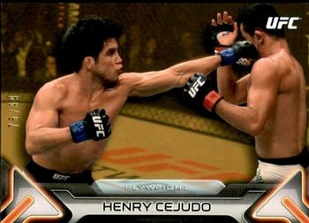 2016 Topps UFC Knockout - Gold #9 Henry Cejudo Front