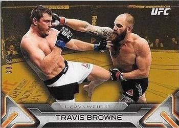 2016 Topps UFC Knockout - Gold #26 Travis Browne Front