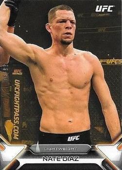 2016 Topps UFC Knockout - Gold #45 Nate Diaz Front