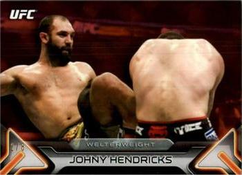 2016 Topps UFC Knockout - Red #90 Johny Hendricks Front
