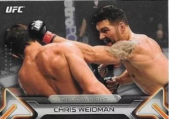 2016 Topps UFC Knockout - Silver #5 Chris Weidman Front