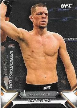 2016 Topps UFC Knockout - Silver #45 Nate Diaz Front