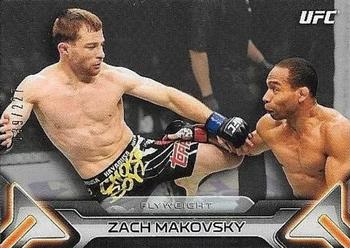 2016 Topps UFC Knockout - Silver #62 Zach Makovsky Front