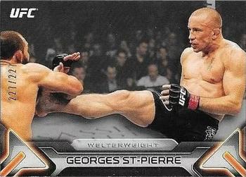 2016 Topps UFC Knockout - Silver #100 Georges St-Pierre Front