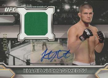 2016 Topps UFC Knockout - Autographed Relics #KAR-KN Khabib Nurmagomedov Front