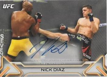 2016 Topps UFC Knockout - Autographs #KA-ND Nick Diaz Front