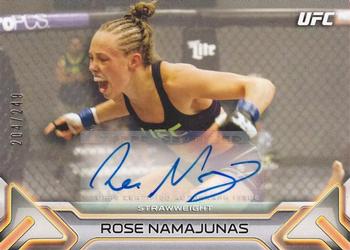 2016 Topps UFC Knockout - Autographs #KA-RN Rose Namajunas Front