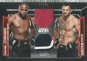 2016 Topps UFC Knockout - Dominant Duos Dual Relics #DDR-CB Daniel Cormier / Ryan Bader Front