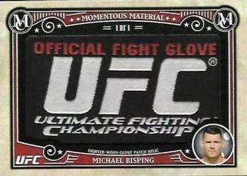 2016 Topps UFC Knockout - Momentous Material Glove Patch Relics #MMGPR-MB Michael Bisping Front