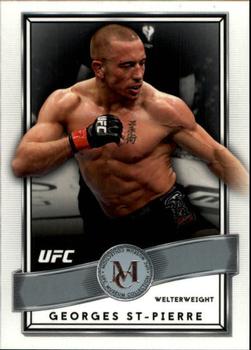 2016 Topps UFC Museum Collection #1 Georges St-Pierre Front