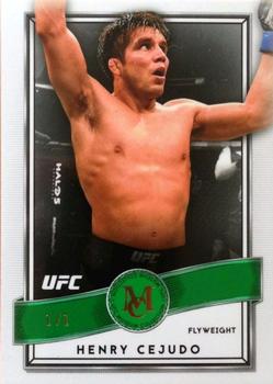 2016 Topps UFC Museum Collection - Emerald #36 Henry Cejudo Front