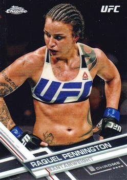 2017 Topps Chrome UFC #50 Raquel Pennington Front