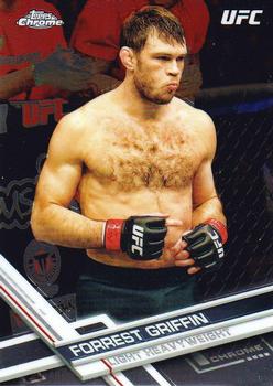 2017 Topps Chrome UFC #61 Forrest Griffin Front
