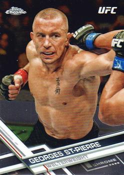 2017 Topps Chrome UFC #96 Georges St-Pierre Front