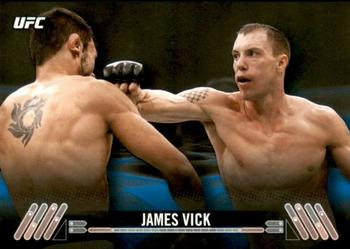 2017 Topps UFC Knockout - Blue #84 James Vick Front