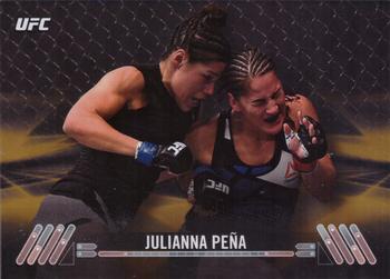 2017 Topps UFC Knockout - Gold #64 Julianna Peña Front
