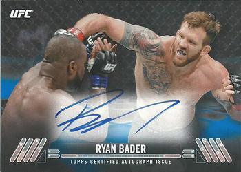 2017 Topps UFC Knockout - Knockout Autographs Blue #KA-RB Ryan Bader Front