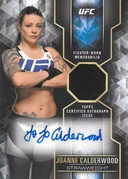 2017 Topps UFC Knockout - Knockout Autographed Relics #KAR-JC Joanne Calderwood Front
