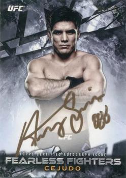 2017 Topps UFC Knockout - Fearless Fighters Autographs #FFA-HC Henry Cejudo Front