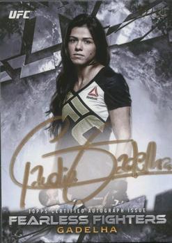 2017 Topps UFC Knockout - Fearless Fighters Autographs Copper Ink #FFA-CG Cláudia Gadelha Front